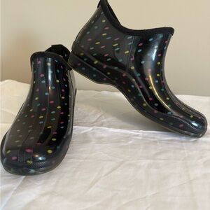 Colorful Polka Dot Women's Rain Shoes